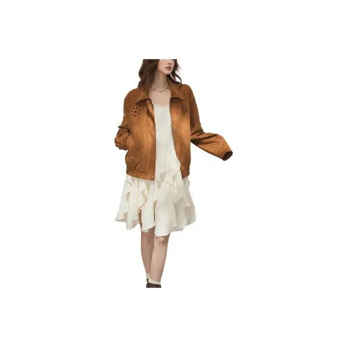 YICHEN Кофе Женские Куртки