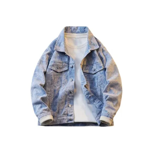 Wooden Rabbit Светло-синие Мужские Куртки