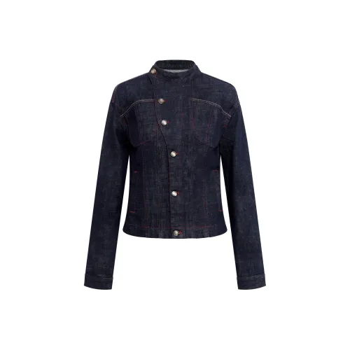 RUNTOTHEFUTURE Предосенний Деним Куртка Унисекс