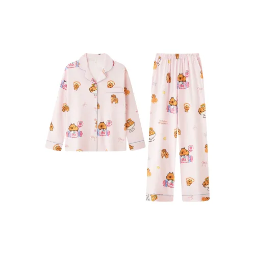 Gongdie x Capybara Collaboration Пижамный комплект Женские
