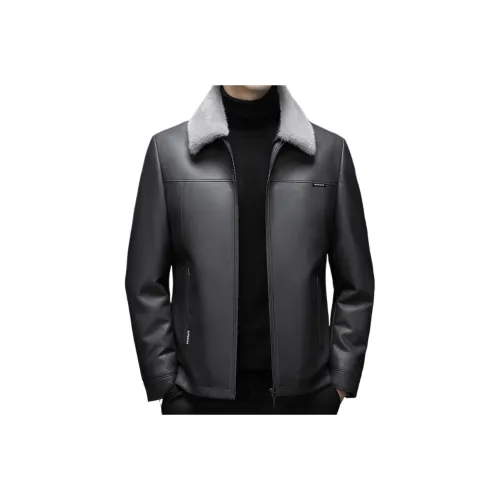 TIFAN Мужские кожаные куртки
