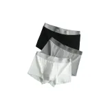 [N0189 100% хлопок антибактериальный] Черный + Цинковый серый + Экрю