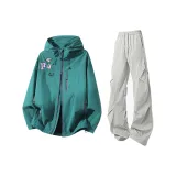 Фея Зеленый+Светло-Серый Брюки