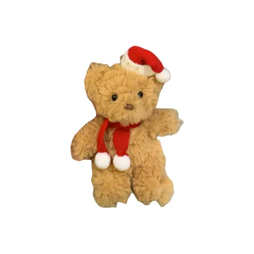 Cute Chip Медведь Милый Рождество Шапка Шарф Кукла Плюшевый Брелок 14 см Рекомендуемая высота