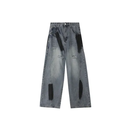 MOCHIN INRO Синий Женские Джинсы