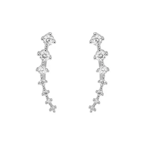 Серьги-гвоздики для женщин с покрытием из серебра S925 бренд Vegetarian