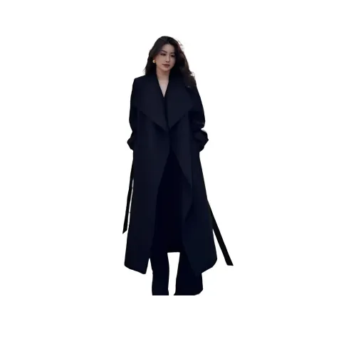 GIUHF Черное Женское Пальто