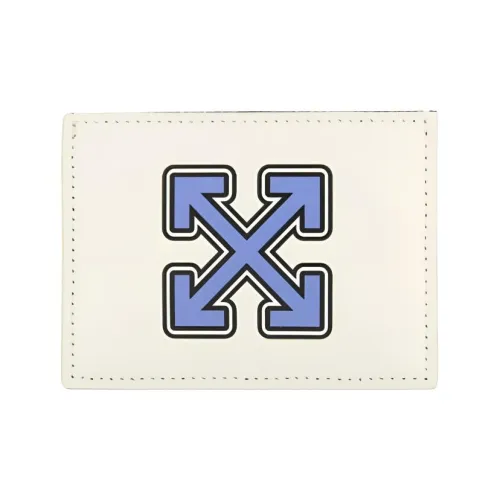 Off Белый Кожа Держатель для Карт Мужской Экрю