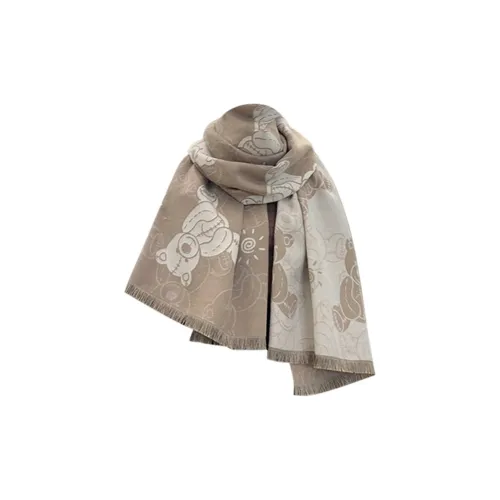 DAISY BEAUTY Вязаные шарфы из искусственного кашемира для женщин