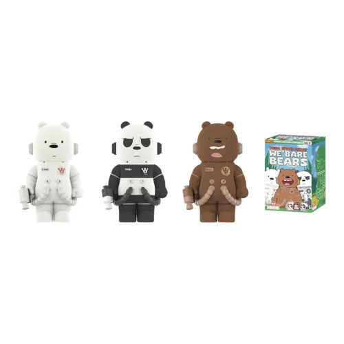 POP MART Mega Space Molly 400% Our Naked Bear Большой и Пухлый Слепые коробки Один Mystery Коробка Целая коробка 3 шт