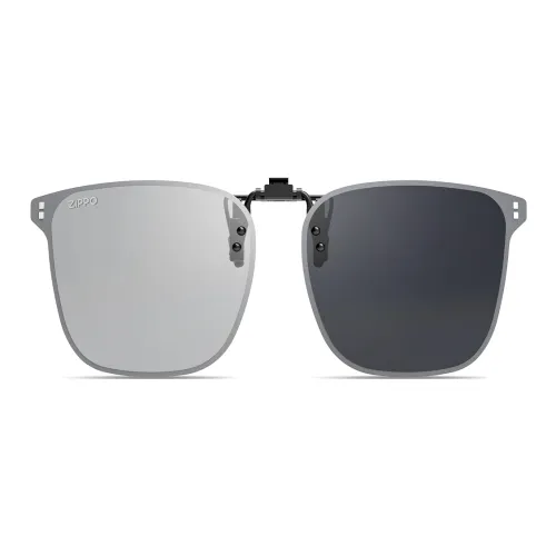 ZIPPO Квадратные солнцезащитные очки с нижней заколкой и линзами On унисекс