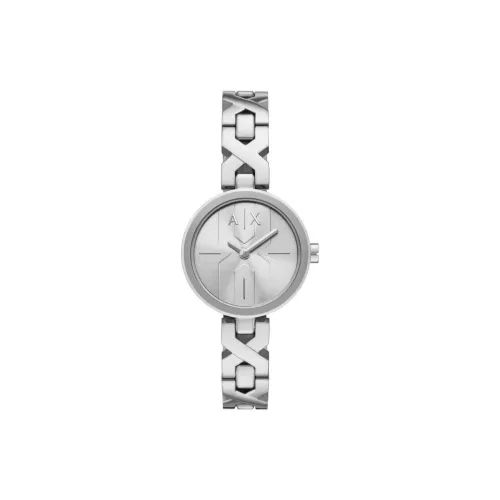 ARMANI EXCHANGEAE Women's Watch Кварцевый механизм Стальной ремешок Серебристый циферблат