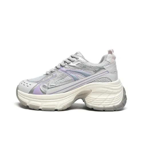 ZHR Xiaoice Медвежонок Устойчивый к истиранию Дышащий Отводящий влагу Низкий Топ Кроссовки с толстой подошвой Женские