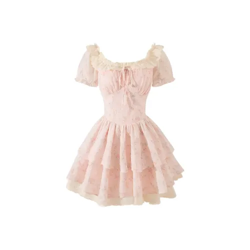 HUINIAN Короткий рукав Платье Женское