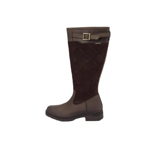 BARBOUR Колено Высокие сапоги 4CM Женские Коричневый