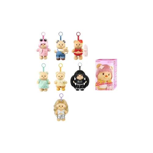 X11 SPACE Butter Bear OOTD Outfit Виниловый Брелок Плюшевый Слепые Коробки Один Mystery Коробка Целая Коробка 6 шт