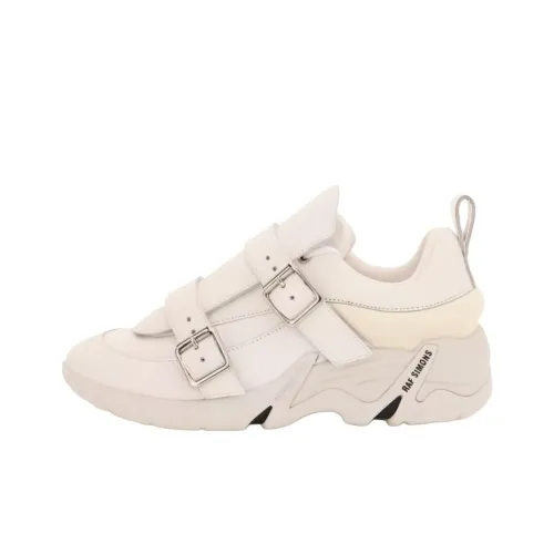 RAF SIMONS Амортизация Износостойкий Низкий Топ Повседневная Обувь Мужская Белая