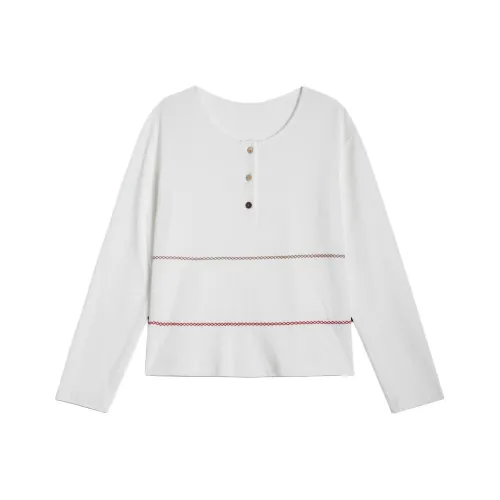 CENGXIAOXIAN Белый топ Женские T-рубашки