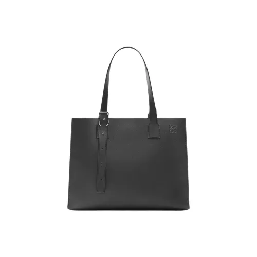 LOEWE Телячья кожа Сумка-тоут Мужская Темно-серый