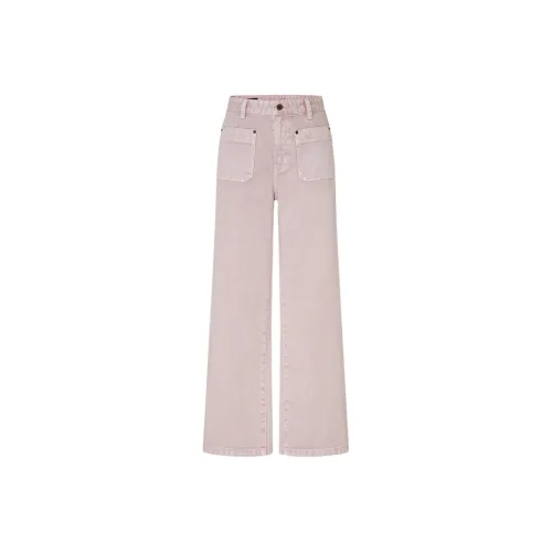 MO CO Пыльно-розовые Женские Джинсы