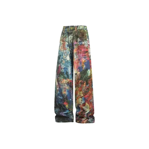 JIARONG Многоцветные Унисекс Джинсы