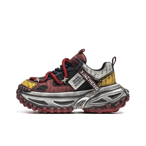 Ants Trapping Crickets визуально увеличивает рост Низкий топ Толстоподошвенные кроссовки Модные Мужские