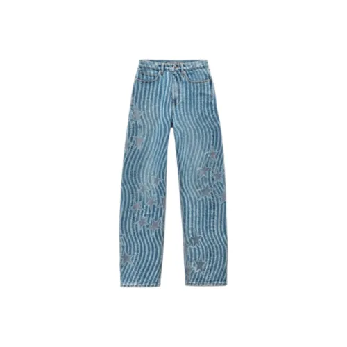 Alexander Wang Blue Women's Jeans Александр Wang Синие Женские Джинсы