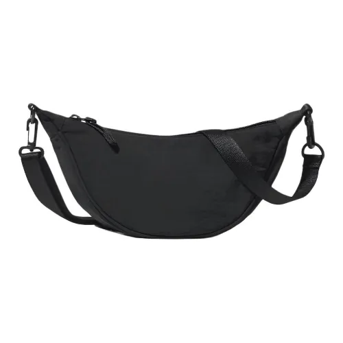 UNIQLO Нейлоновая сумка через плечо мини женская черная