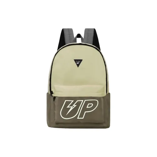 TURN UP Нейлон Рюкзак Стандартный Унисекс Коричневый