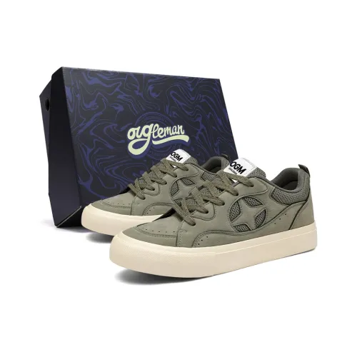 OUGLEMEN Покрытие Устойчивое к истиранию Дышащие Низкие Кроссовки для скейтбординга Мужские