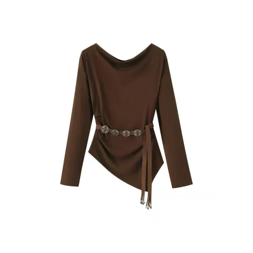 SHUHAOBAI Женские Короткие Топы