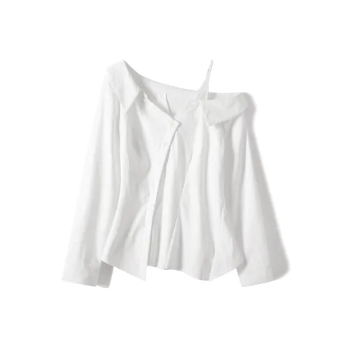 CLUB NEWS Белые Женские Рубашки