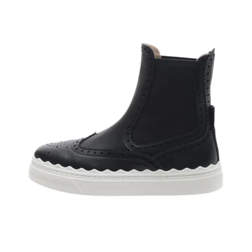 Chloe Lauren Короткий Челси Женские Черный