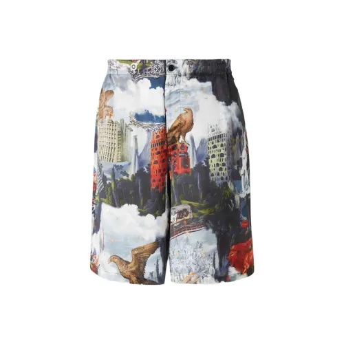 Off Белый серый синий Мужские Повседневные шорты