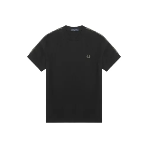 FRED PERRY Черная BKX Мужская T-Рубашка
