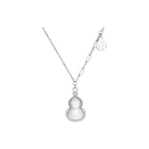 CUIRUYA Цветное глазурное нефритовое ожерелье для женщин