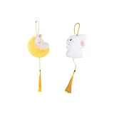 Белый кролик бежит к Луне