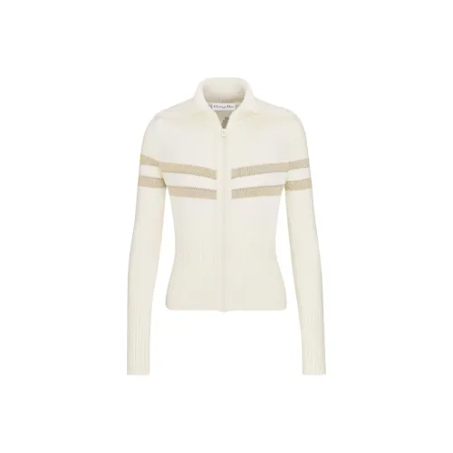 DIOR Экрю Женские Свитера