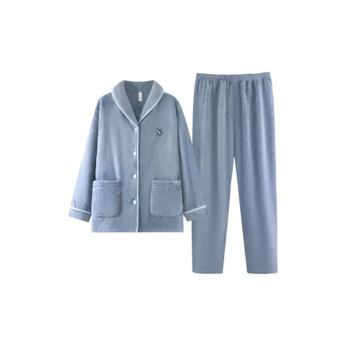 Qin Jing Пижамный комплект женский синий