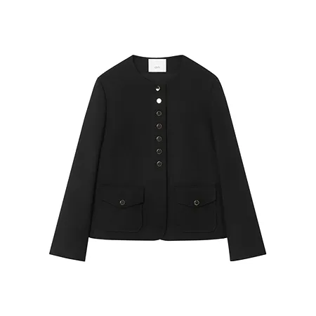 OVV Хепберн-черный Женское короткое пальто