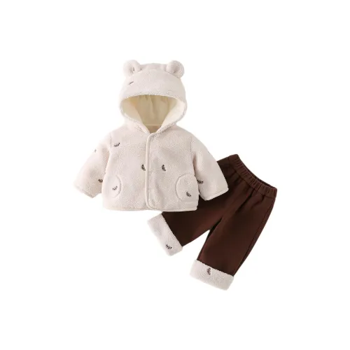 XiaoJinBu Наборы детской одежды с флисовой подкладкой