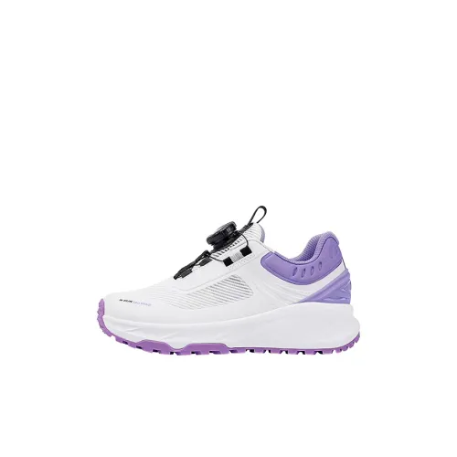 NAUTICA Противоскользящие низкие топовые детские беговые кроссовки белые фиолетовые унисекс