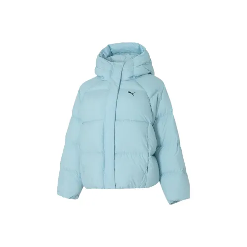 PUMA Blue Women's Down Jackets PUMA Синий Женские Пуховики