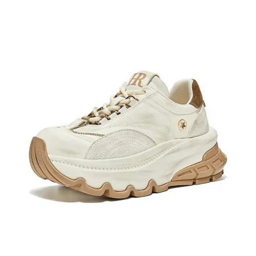 HR Low-Top Crepe Sneakers Ecru Women's