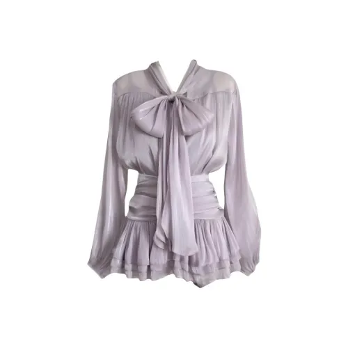 DANCANG Светло-фиолетовый женский комплект с юбкой