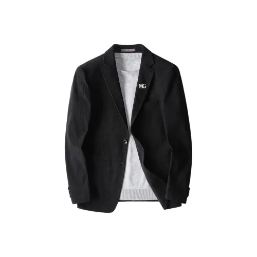 MG Черные Мужские Деловые Костюмы