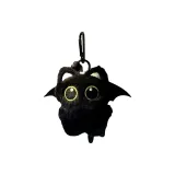 Призрак, крылья, маленький черный кот