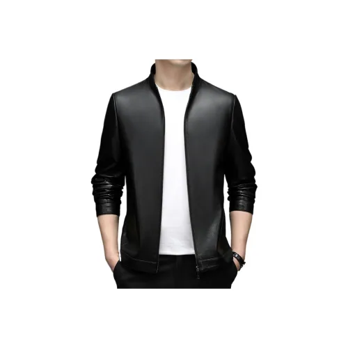 TIFAN Мужские кожаные куртки