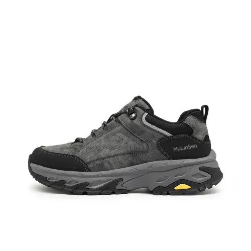 Mulinsen амортизаторы Shock покрытие сцепление устойчивость к износу низкий топ альпинистская обувь мужской