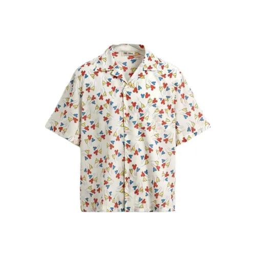 ZARA X Disney HARRY LAMBERT Co Бренд FW25 Рубашка Мужская
